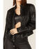 Double D Ranch Women's Solstice Ceremony Leather Jacket, Black, hi-res
