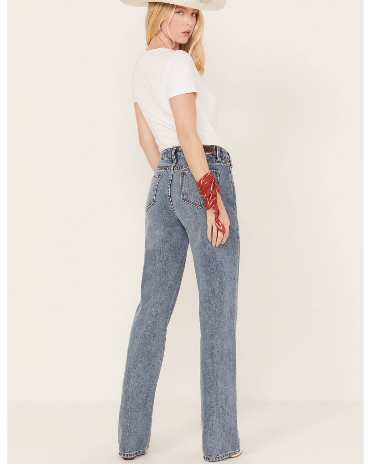 Image #3 - Rock & Roll Denim Women's Medium Wash High Rise Bootcut Jeans, Medium Wash, hi-res