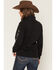 Image #4 - Ariat Women's Logo 1/2 Zip Sweatshirt, Black, hi-res