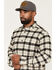 Image #2 - Hawx Men's Outlaw Plaid Print Long Sleeve Button-Down Flannel Work Shirt, Natural, hi-res