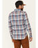 Image #4 - Flag & Anthem Men's Valinda Large Plaid Long Sleeve Button Down Western Shirt , Red, hi-res