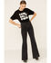 Ali Dee Women's Cowgirl Power Graphic Tee , Black, hi-res