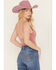 Free People Women's Clean Lines Bodysuit , Wine, hi-res