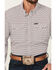 Image #3 - Panhandle Select Men's Southwestern Geo Print Long Sleeve Snap Performance Stretch Western Shirt, White, hi-res