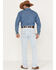 Blue Ranchwear Men's Mountain West Light Wash Stackable Straight Stretch Denim Jeans, Light Wash, hi-res