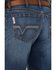 Cinch Men's Label Performance Stretch Relaxed Bootcut Jeans , Indigo, hi-res