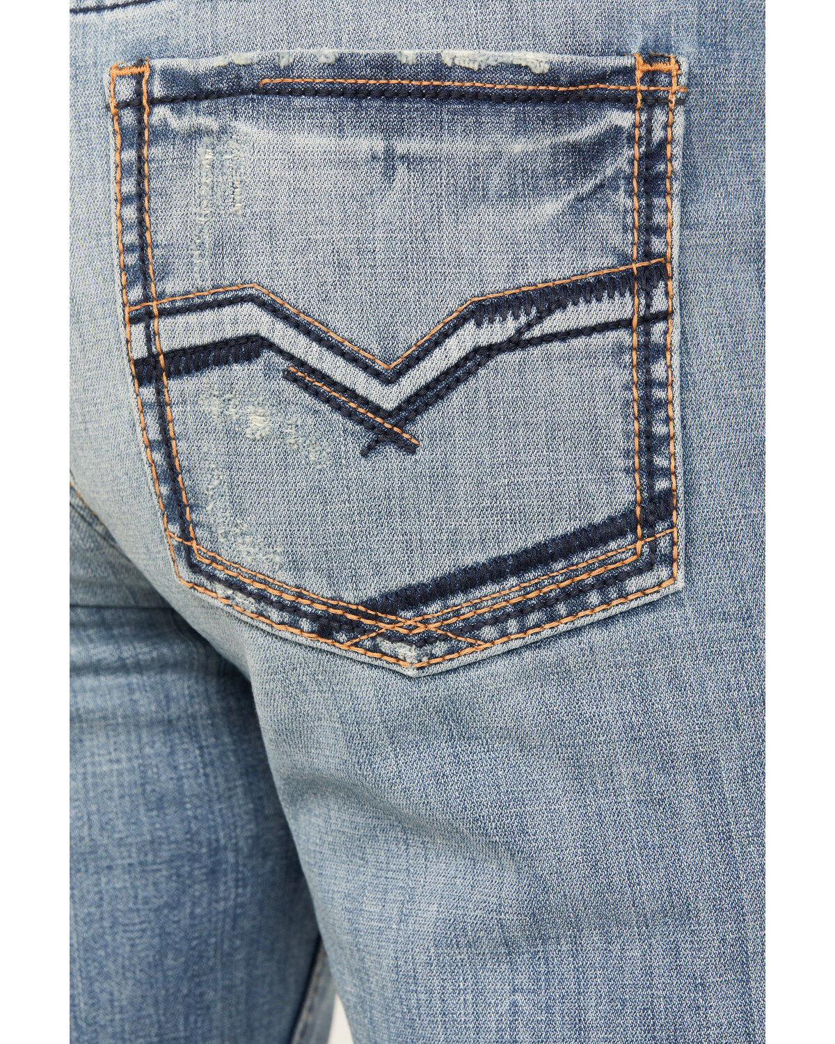 Image #3 - Moonshine Spirit Men's Whiskey Wash Decker Slim Straight Stretch Denim Jeans, Medium Wash, hi-res