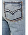 Moonshine Spirit Men's Whiskey Medium Wash Slim Straight Stretch Jeans, Medium Wash, hi-res