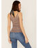 Beyond The Radar Women's Sweater Knit Cami, Oatmeal, hi-res