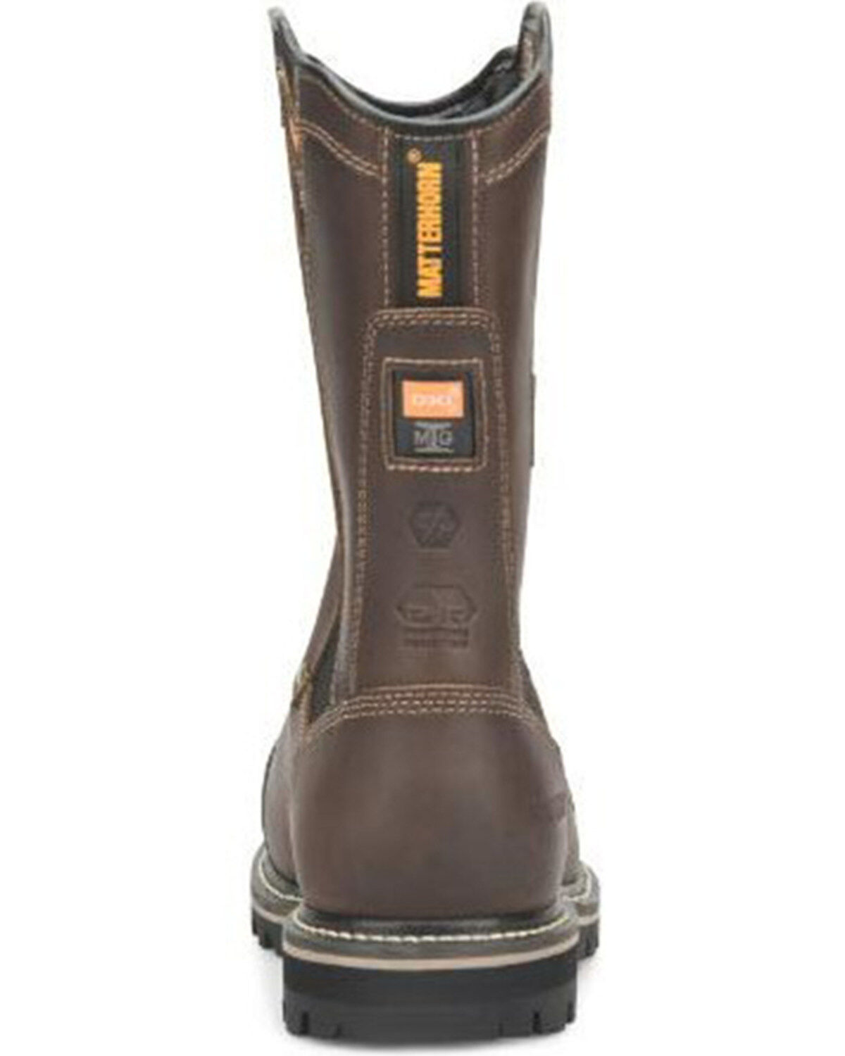 Image #2 - Matterhorn Men's 10" Waterproof Boots - Composite Toe, Brown, hi-res