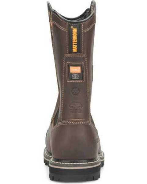 Image #2 - Double H Men's Matterhorn 10" Waterproof Boots - Composite Toe, Brown, hi-res