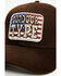 Image #2 - Brothers and Sons Men's Outdoor Type American Flag Patch Ball Cap, Brown, hi-res