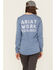 Image #1 - Ariat Women's Rebar Workman EST 1993 Long Sleeve Work Tee, Blue, hi-res