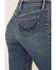 Idyllwind Women's High Rise Straight Porkchop Pockets Denim Jeans, Dark Blue, hi-res