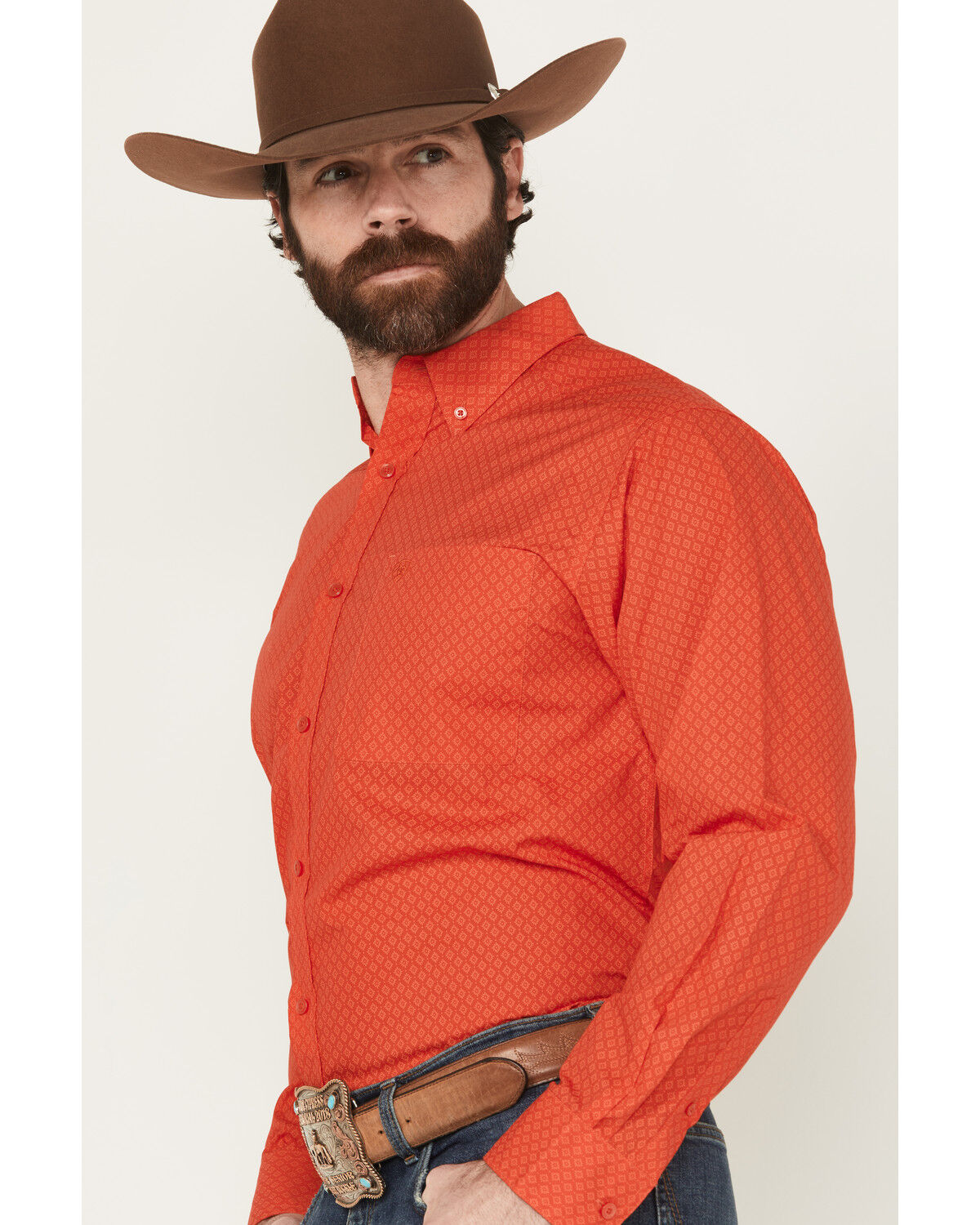 Ariat Men´s Waylen Geo Print Long Sleeve Button-Down WesternShirt teamlce.in - Image 3