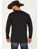 Image #4 - RANK 45® Men's Logo Untamed Legacy Raglan Shirt, Charcoal, hi-res