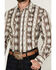 Image #3 - Wrangler Men's Checotah Southwestern Print Long Sleeve Snap Western Shirt - Tall, , hi-res