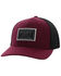 HOOey Men's Purple & Black Doc Logo Patch Mesh-Back Flex-Fit Ball Cap , Purple, hi-res