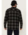 Image #4 - Brothers and Sons Men's Kent Plaid Print Long Sleeve Button-Down Shirt, Black, hi-res