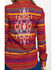 Image #5 - Rock & Roll Denim Women's Rust Serape Stripe Southwestern Embroidered Long Sleeve Western Shirt , , hi-res