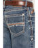 Image #4 - Ariat Men's M4 Coltrane Durango Low Rise Fashion Boot Cut Jeans, Denim, hi-res