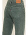 Image #4 - Levi's Premium Women's 501® Original Cropped Jeans, Green, hi-res
