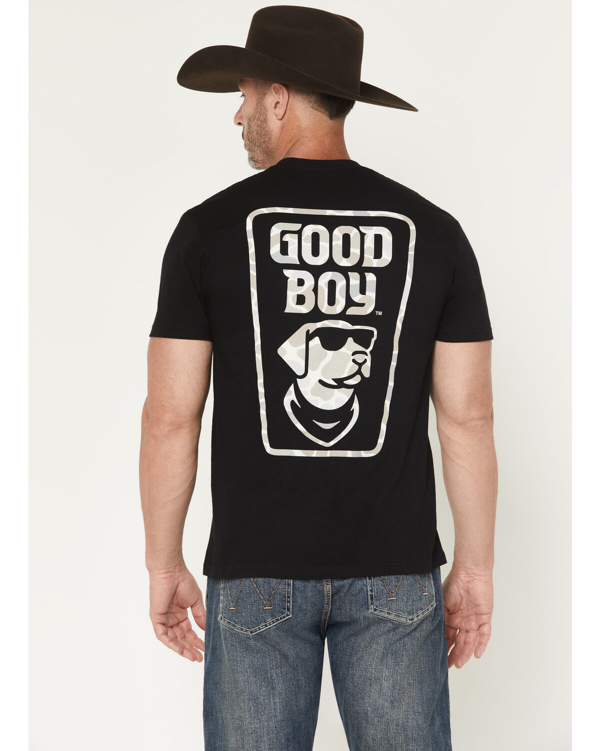 Buckwear Men's Good Boy Camo Short Sleeve Graphic T-Shirt - Big