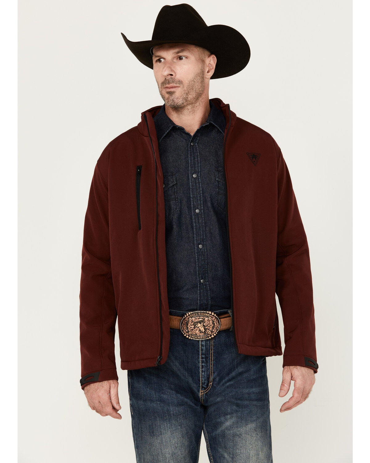 American Fighter Men's Blakely Softshell Jacket, Wine, hi-res