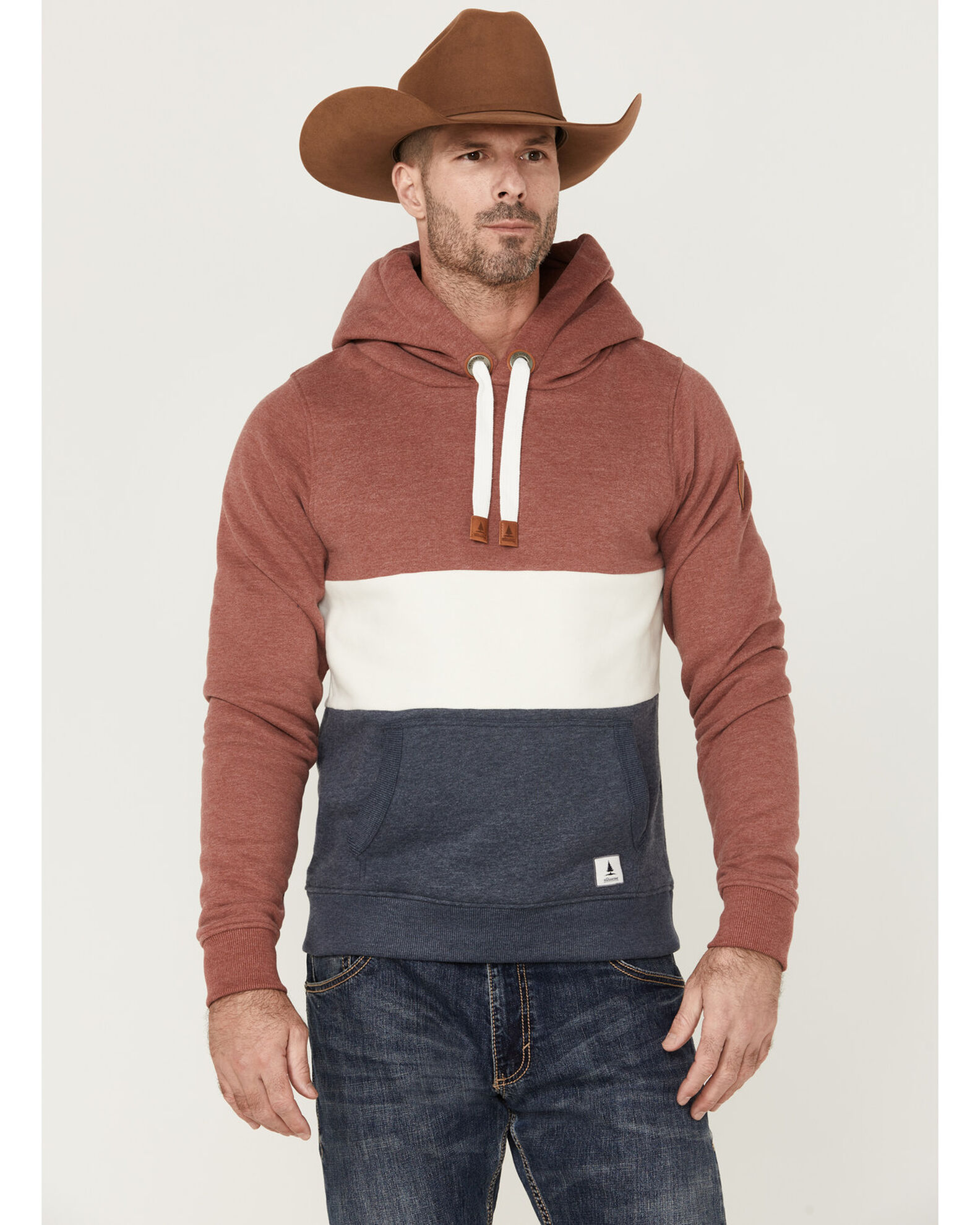 Product Name Wanakome Men s Rivera Colorblock Hooded Pullover Sweatshirt