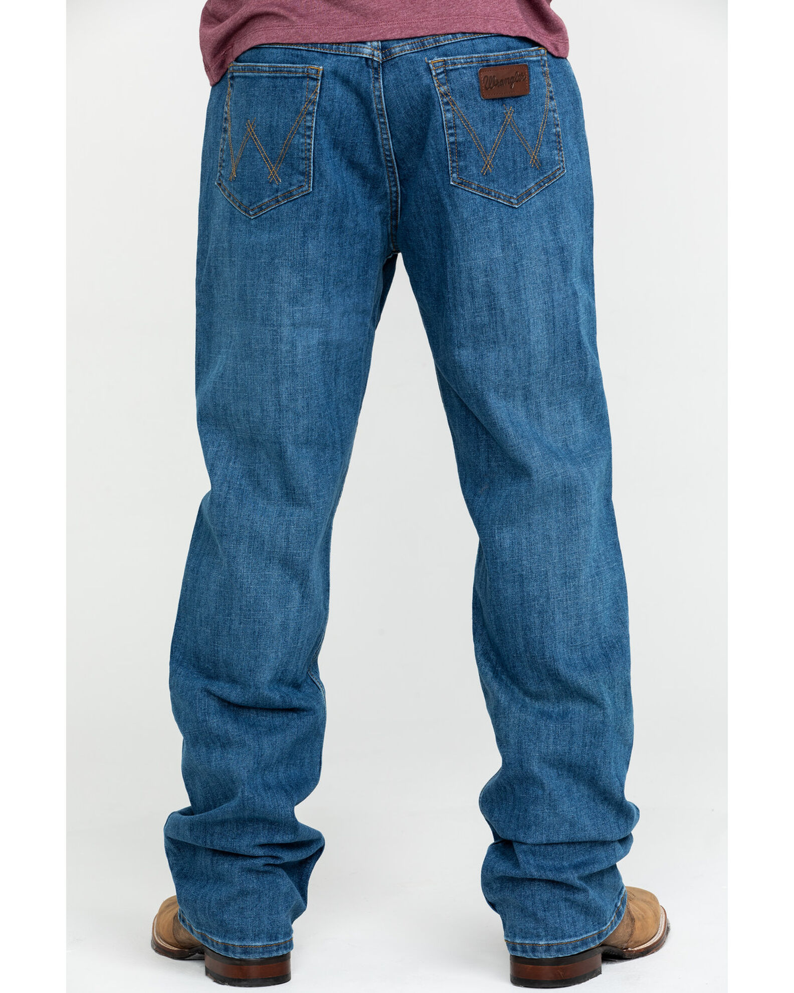 Wrangler 20X Men s Admiral Blue Relaxed Competition Bootcut Jeans Boot Barn