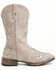 Image #2 - Roper Women's Kennedy Performance Western Boots - Broad Square Toe, Grey, hi-res