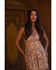 Image #2 - Shyanne Women's Drury Faux Suede Laser Cut Vest, Khaki, hi-res