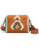 Image #2 - Wrangler Women's Daenerys Winter Southwestern Crossbody Bag, Brown, hi-res