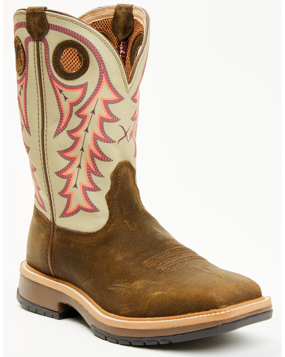 Image #1 - Twisted X Men's Horseman Western Boots - Broad Square Toe, Brown, hi-res