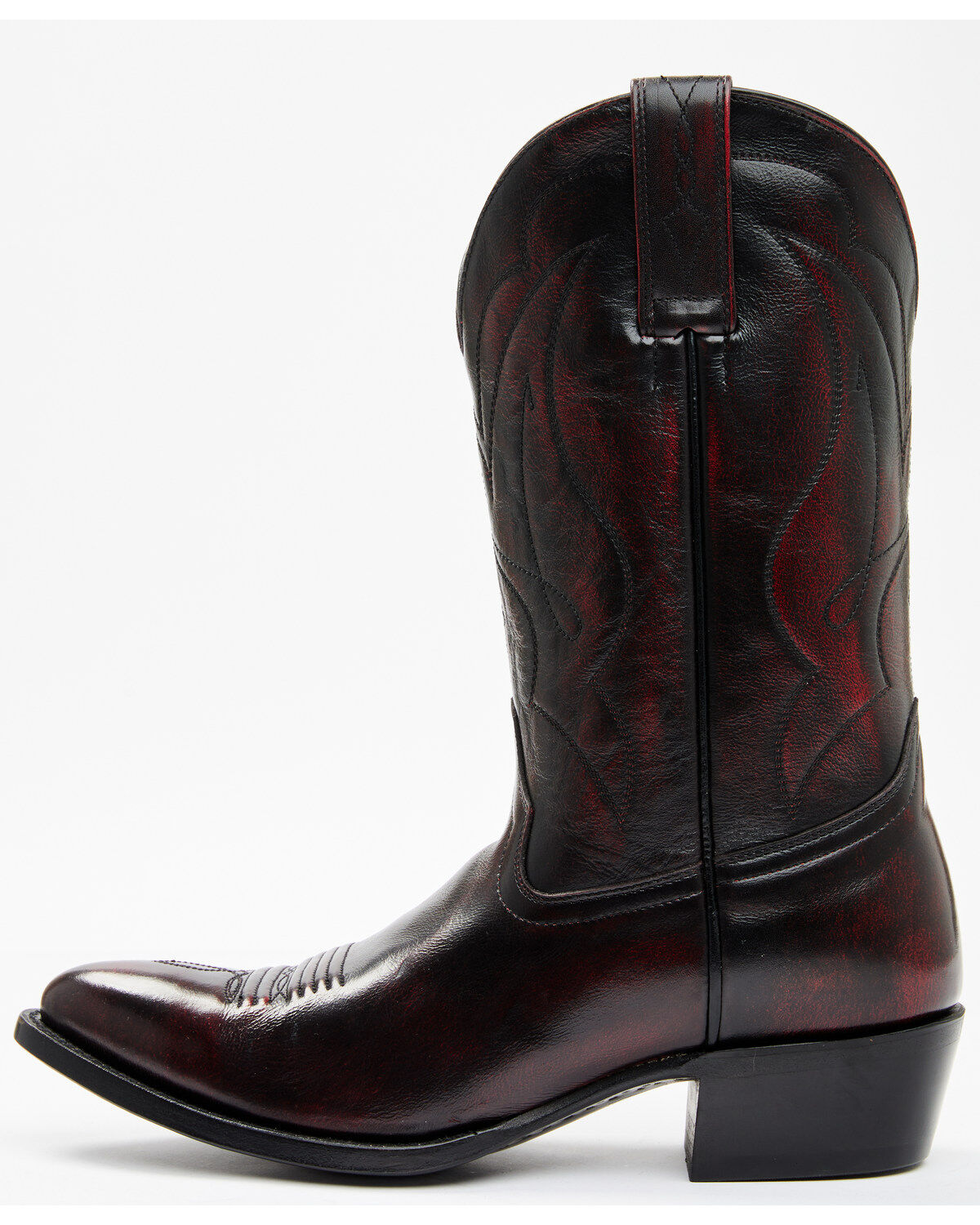 Image #3 - Cody James Men's Black Cherry Western Boots - Round Toe, Black Cherry, hi-res