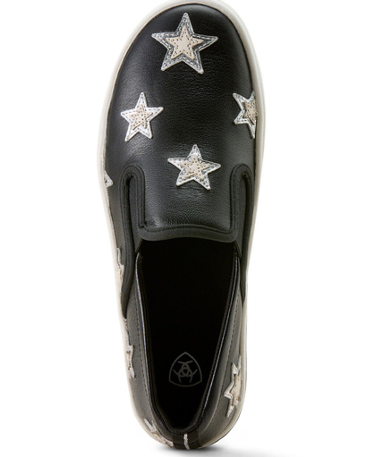 Image #4 - Ariat Women's Skylar Star Slip-On Casual Shoes, Black, hi-res