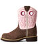 Image #2 - Ariat Girls' Tooled Cowgirl Western Boots - Round Toe, , hi-res