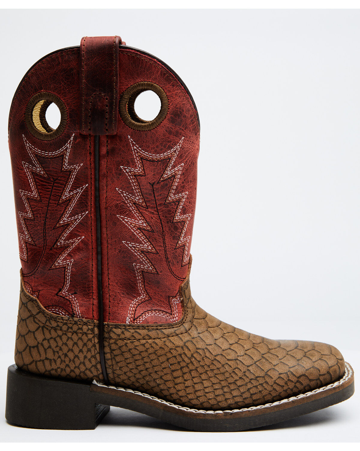 Product Name:  Cody James Boys' Reptile Print Western Boots - Broad Square Toe
