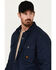 Image #2 - Hawx Men's Weathered Canvas Fleece Lined Jacket, Navy, hi-res