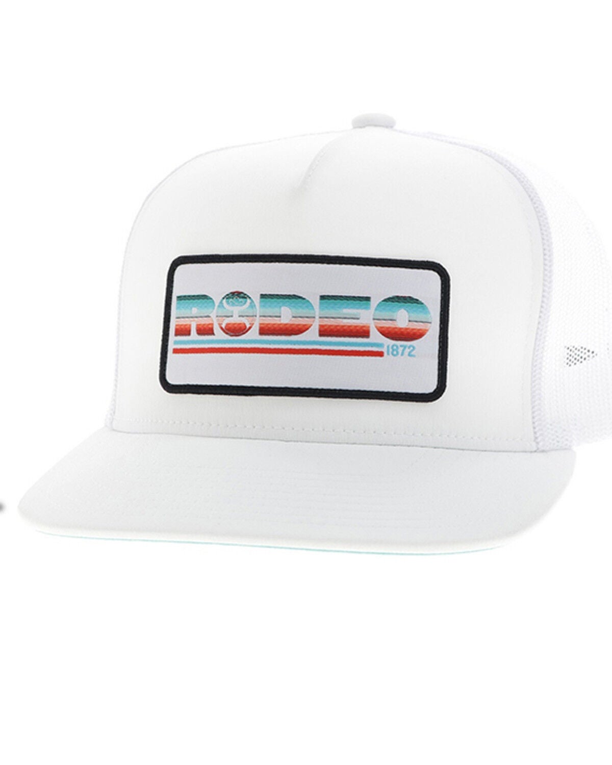 Hooey Men's Rodeo Trucker Cap, White, hi-res