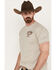 Image #2 - Cowboy Hardware Men's Lock N' Load Short Sleeve Graphic T-Shirt, Sand, hi-res