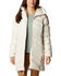 Image #1 - Columbia Women's Chalk Autumn Park Down Hooded Mid Jacket, Tan, hi-res