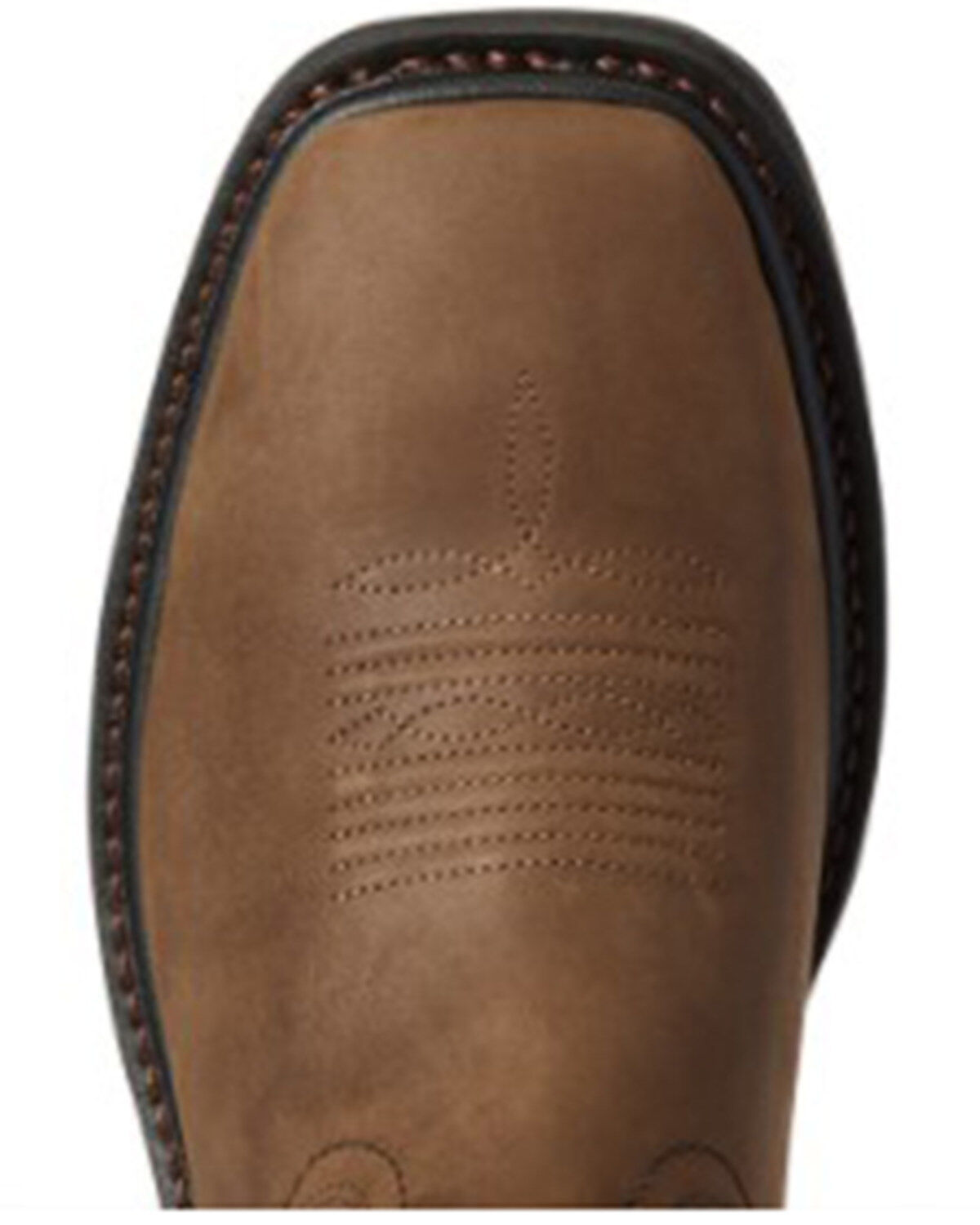 Image #4 - Ariat Men's WorkHog® Cottonwood Western Work Boots - Broad Square Toe, Brown, hi-res