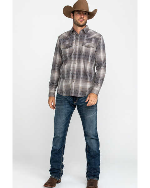 Image #6 - Moonshine Spirit Men's Dust Bowl Small Plaid Long Sleeve Western Shirt , , hi-res
