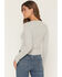 Image #4 - Wild Moss Women's Bow Long Sleeve Top, Grey, hi-res