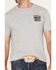 Howitzer Men's American Warrior Graphic Short Sleeve T-Shirt, Heather Grey, hi-res
