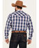Image #4 - Rodeo Clothing Men's Plaid Print Long Sleeve Pearl Snap Western Shirt, , hi-res