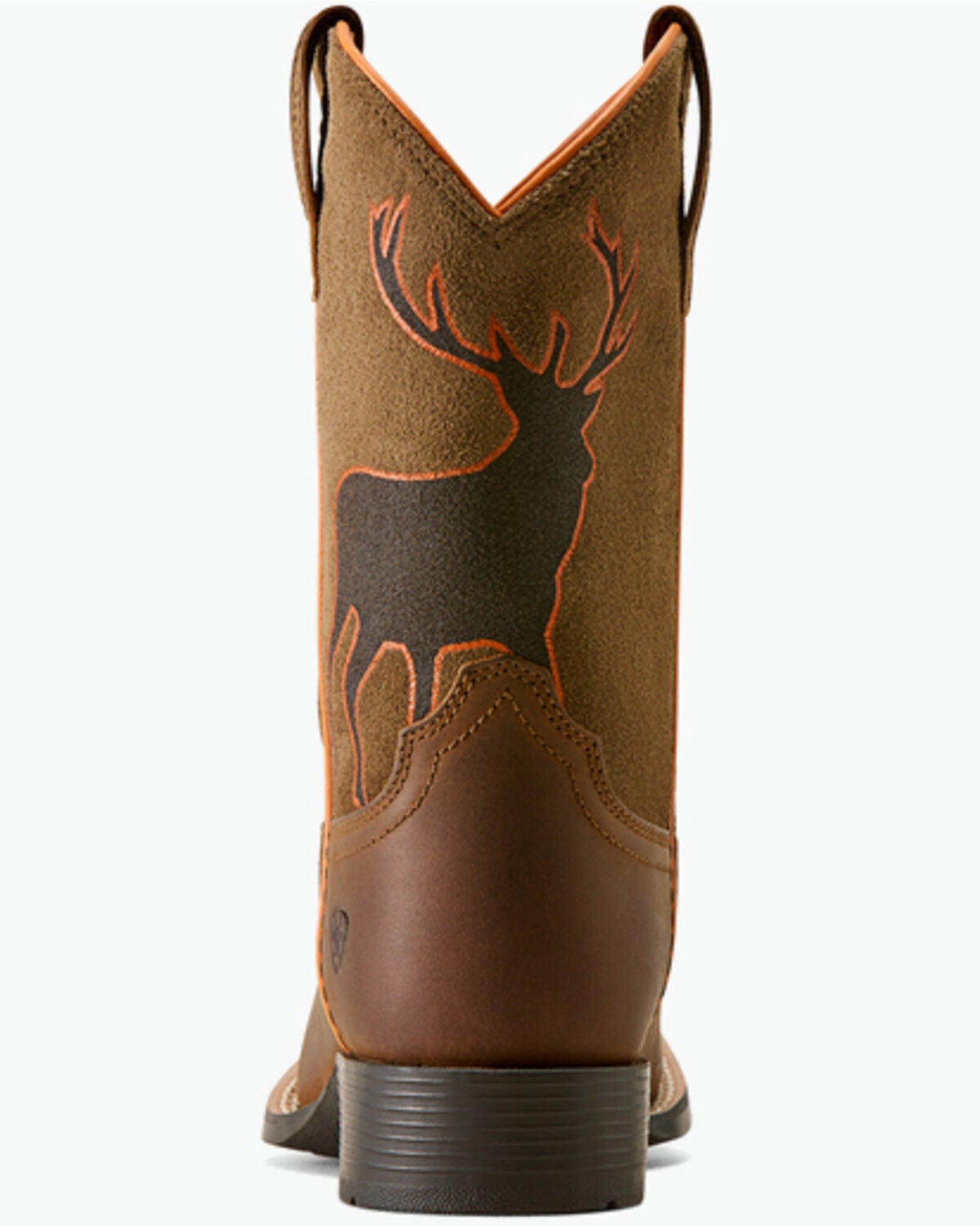 Image #3 - Ariat Boys' Trail Cam Performance Western Boots - Broad Square Toe, Brown, hi-res