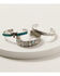 Shyanne Women's Wild Soul Longhorn Cuff Bracelet Set, Silver, hi-res