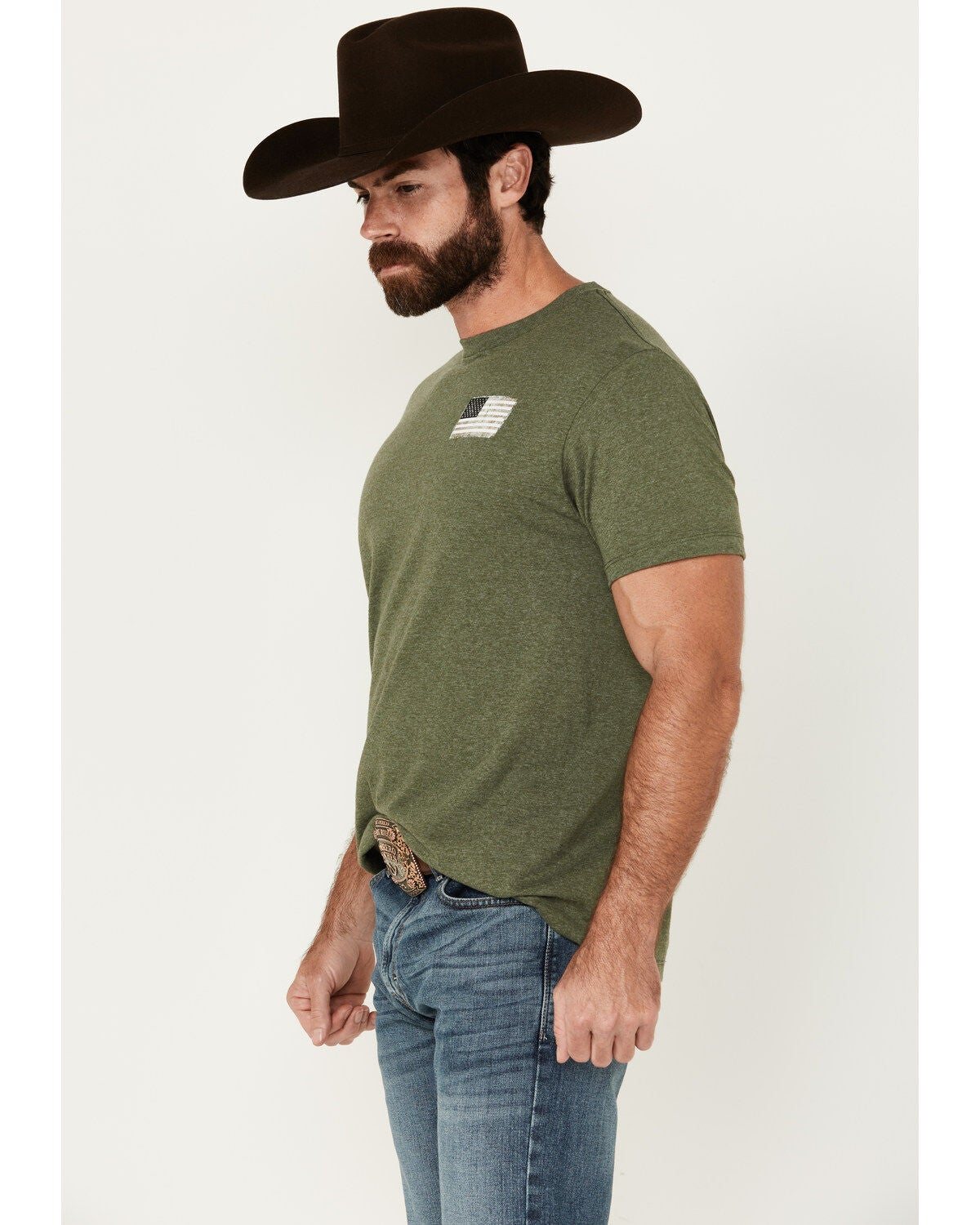 Image #4 - Howitzer Men's Military Oath Short Sleeve Graphic T-Shirt, , hi-res